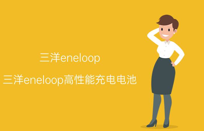 三洋eneloop 三洋eneloop高性能充电电池